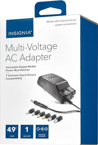 Image of Insignia Universal AC Adapter with USB port (NS-AC1200-C)