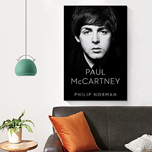 BCYD Paul McCartney Poster sur toile Motif chanceur rock 30 x 45 cm - Les Beatles, Paul McCartney, John Lennon, RIngo Starr, George Harrison BCYD Paul McCartney Poster sur toile Motif chanceur rock 30 x 45 cm – Image 5