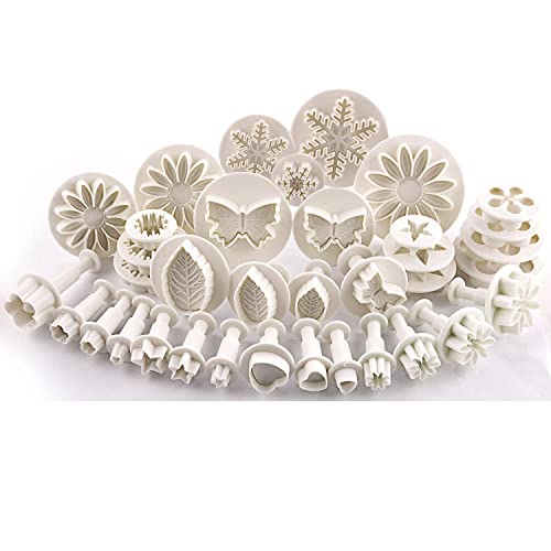 MOACC Cake Tools 36 Piece Fondant Cake Cookie Plunger Sugarcraft...