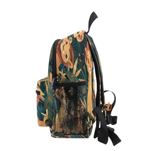 Cute Lions Toddler Backpack for School Girls Boys Kids Backpack Preschool Kindergarten Child Bookbag4
