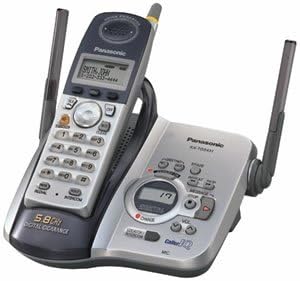Panasonic KX-TG5431S - Teléfono inalámbrico DSS de 5.8 GHz con sistema de contestador (platablanco)
