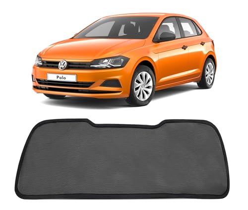 Image of Autofact Dicky Curtain for Volkswagen Polo | Custom Fit Rear Windshield Sunshade | UV & Heat Protection | Foldable Mesh | Privacy & Cooling Car Accessory