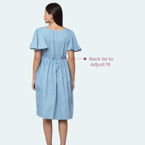 Image of Morph Maternity | Maternity Dresses for Women | Fits During Pregnancy & Post Pregnancy | Back Tie to Adjust