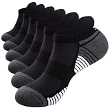 【Protección del tobillo】: Los calcetines Comfort tienen un talón elevado para ajustarse al tobillo. Esto evita que el zapato roce el tendón de Aquiles durante el ejercicio y también garantiza que los calcetines no se deslicen en las zapatillas.