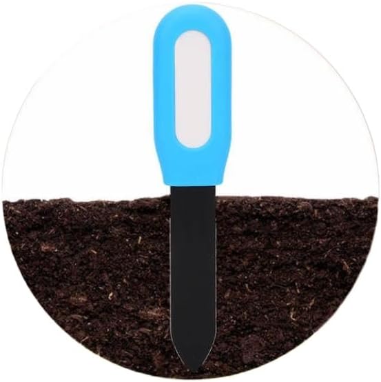 Soil Hygrometer -20-60℃ -4-140℉ Soil Temperature 0-100% Range Real Time Detection Portable Design Compatible with Soil Monitoring