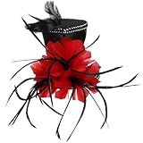 BESTOMZ Kleiner Zylinderhut Stirnband aus Leichtem Gewebe Stilvoll und Langlebig für Damen Accessoire für Hochzeit und Festliche Events