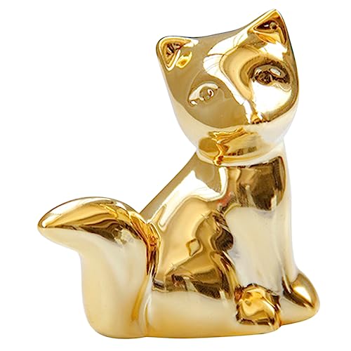 Statue de Renard en céramique, le cadeau de pendaison de crémaillère idéal