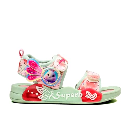 Image of ASIAN Kids Starwalk-04 flat Casual Sandals With Adjustable Velcro Closure For Easy Wear With Flexible Fitting And Trendy And Stylish Looks With Unique Design Ideal For Everyday Use For Girls, Boys