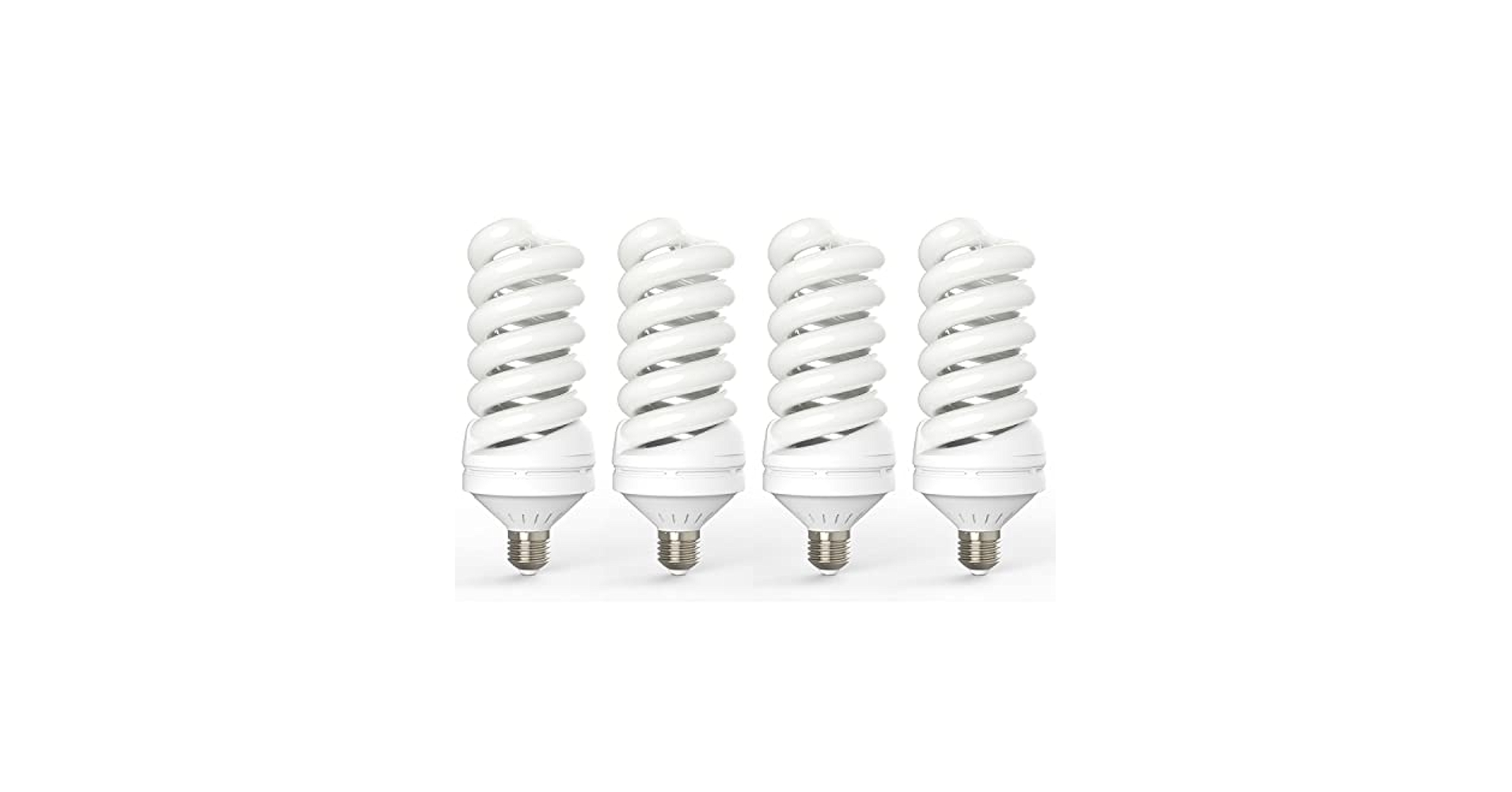 ライトニングボルト似顔絵 Julius Studio (LED Spiral Design) 4-Pack 30W LED Photo Light