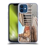 Head Case Designs Pantheon Rome Italy A Glimpse of Rome Gel Case [Military Grade Protection] Compatible with Apple iPhone 12 / iPhone 12 Pro and Compatible with MagSafe