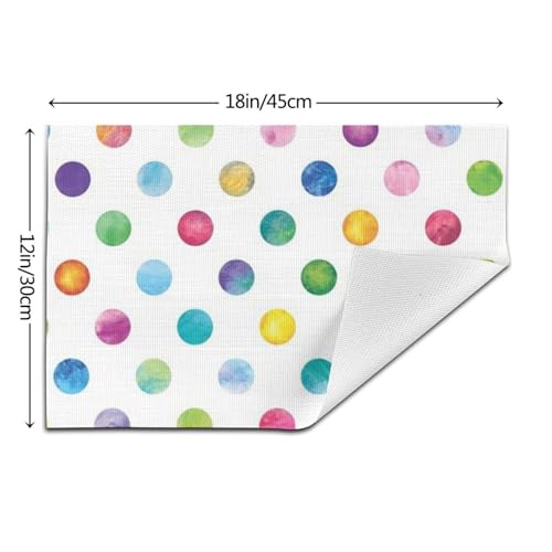 Sets de table tissés lavables antidérapants pour cuisine et extérieur