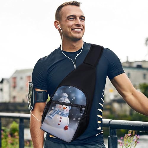 Bolso bandolera deportivo navideño para hombre y mujer miniatura 3