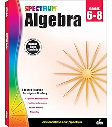 Spectrum Algebra 1 Workbook Vol 109 image