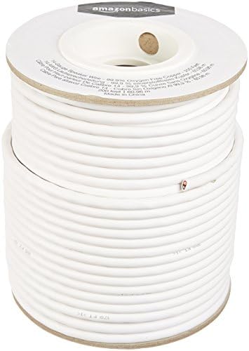 AmazonBasics 14-Gauge Speaker Wire - 99.9% Oxygen Free Copper - 200 Feet