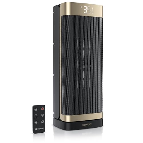 Brandson - Heizlüfter energiesparend leise - Oszillation - mit Fernbedienung - Preisträger - ECO...