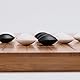 Songyun Doppelte konvexe Ceramaic Go Spiel 10mm Stärke Steine Set Spielsteine für Klassische Strategie Baduk/Weiqi/Gobang