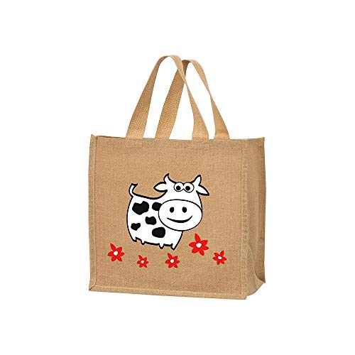 NON DEFINIE Sac Cabas Jute Pomme Vache Cover