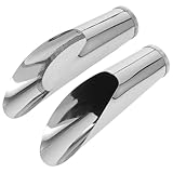 PHENOFICE 2個ステンレス鋼製ポータブル土壌ふるい付きシャベル ガーデニング用小型スコップ 屋外植え付け作業に適した軽量コンパクト設計