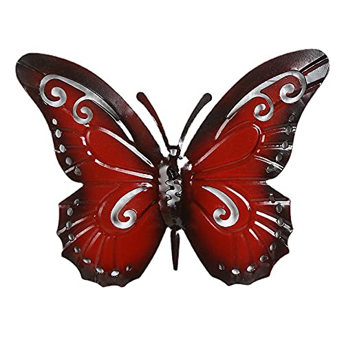 Voarge 3 Pieces Big Metal Butterfly Garden Ornaments Outdoor Large - Image 2