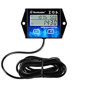 Runleader Digitaler LCD-Drehzahl-/Stundenzähler