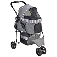 ペットカート Amazon | マルカン おでかけカートFit グレー | マルカン