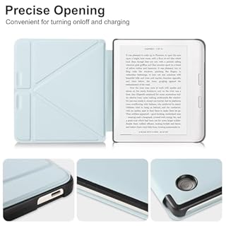 HGWALP Custodia Slimshell compatibile con 7" pollici Kobo Libra Colour (2024) / Kobo Libra 2 (2021) eReader, Ultra Slim Cover Leggera con Auto Wake/Sleep e Stand-Sky Blue
