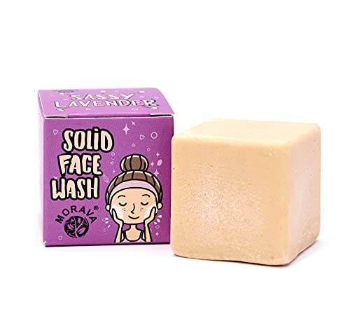 MORAVA Feste Gesichtsreinigung fettige Haut und unreine Haut Gesicht | Natürliche Seife Bio Naturseife vegan plastikfrei sulfatfrei | Gesichtsseife Naturkosmetik Seife für Gesicht Face Soap Bar Cover