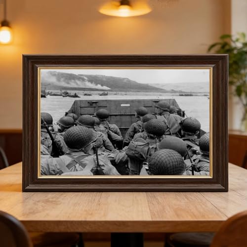 Tableau Omaha Beach de qualité supérieure sur cadre 50x75 - 6