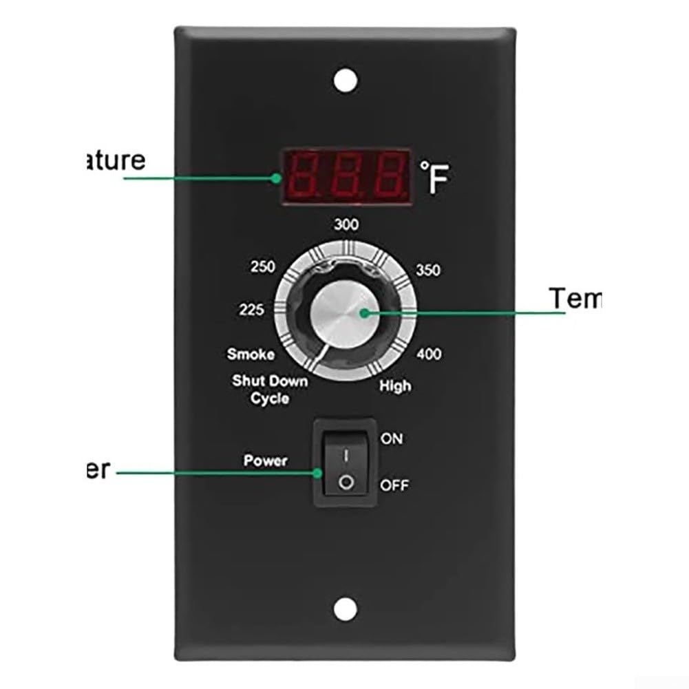 Termostato Digitale per ZGRILLS 9017 V1 Controllo Temp(9017 V1-1.6RPM120V)