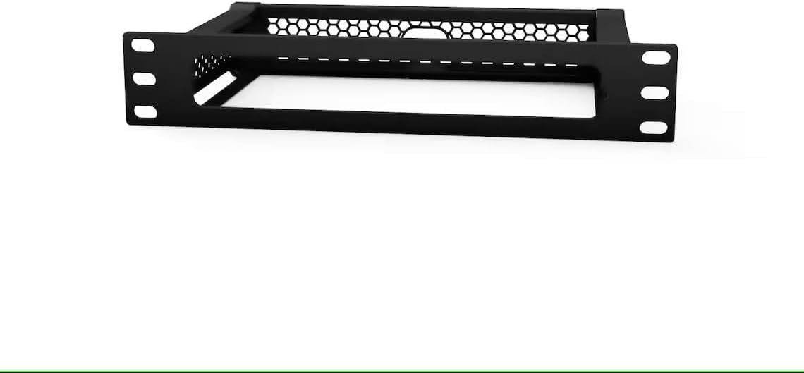 Rack Mount Bracket for Ubiquiti Unifi Cloud Gateway Fiber, 1U 10-inch, Compatible with UCG-Fiber 30W