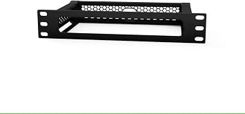 Rack Mount Bracket for Ubiquiti Unifi Cloud Gateway Fiber, 1U 10-inch, Compatible with UCG-Fiber 30W White