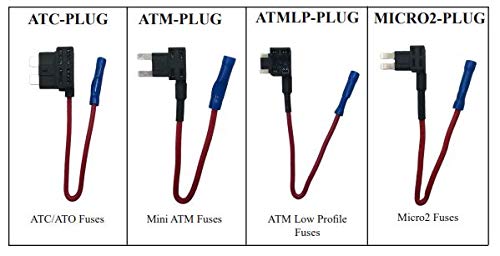 Kit de 8 conectores fusibles Add A Circuit (ATC/ATM/ATMLP/Micro) - 2 unidades de cada tipo miniatura 3