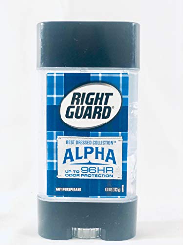 Right Guard Antiperspirant - Best Dressed Collection - Alpha - Clear Gel - Net Wt. 4.0 OZ (113 g)