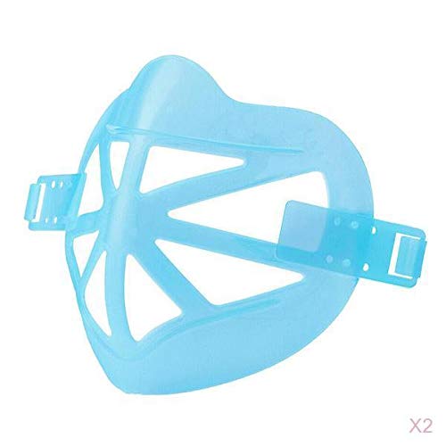 CALANDIS 2/4/6X Unisex Reusable 3D Mask Support Frame Breathable Holder Stand 2Pcs-image-25