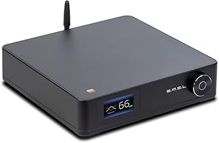 S.M.S.L SA400 High Resolution Power Amplifier, 2 Digital Power Amp Chips Class D 230W RMS x 2(4Ω), Bluetooth 5.0 APTX/XLR/RCA Input (with Remote Control)