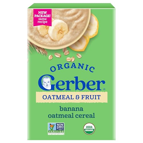 GERBER ORGANIC Grain & Grow Oatmeal Banana