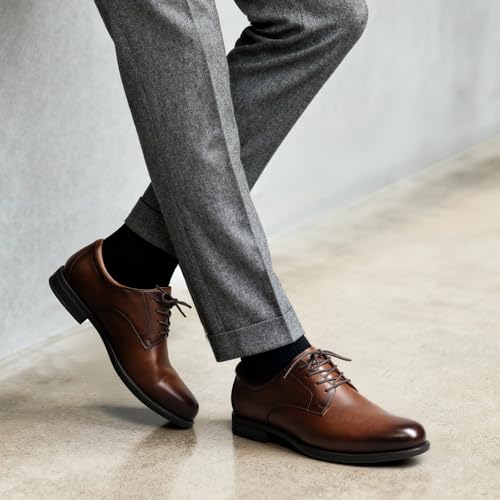 Bruno Marc Classic Leather Oxfords