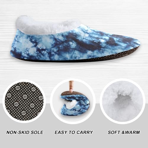 Slippers for Women Men Winter Thick Slipper Socks with Grippers Warm Indoor Floor House Slippers Cozy Fuzzy Slippers Bedroom Fleece Slippers4