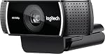 Logitech HD C922 Pro Webcam, 1080p Camera for Streaming Gaming Sessions, Background Replacement, Tripod Included