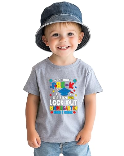 Image of Kindergarten Shirt for Girls Boys Kids Toddler First Day of School Shirts Back to School in My Kindergarten Era Tshirt 2T-7Y