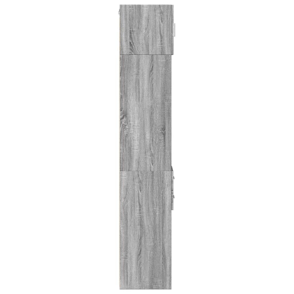 Mobile Alto Sottile Grigio Sonoma 30x42,5x225 cm