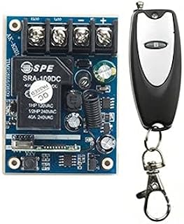 DC12V 24V 36V 48V 1CH Wireless Power Switch System teleswitch Receiver & Transmitter/lamp/Window/Garage Doors shutters