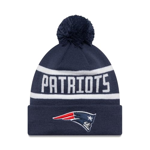 New England Patriots Berretto Logo della Squadra Blu Football Americano tenersi al Caldo