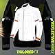 XAVIA GALE Herren-motorradjacke – Wasserdichte Und Belüftete Motorradjacke Mit Schutzstufe 2 | Für Alle Jahreszeiten (4XL, Gelb)