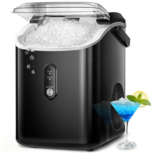 Máquina de hielo nugget portátil para encimera 33 lbs/24 h miniatura 1