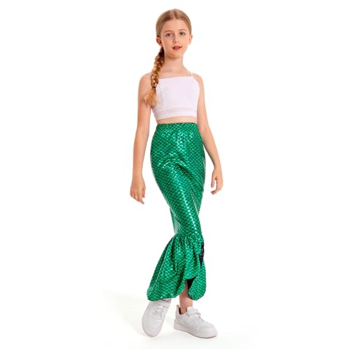 Disfraz cola de sirena para niñas con brillo miniatura 4