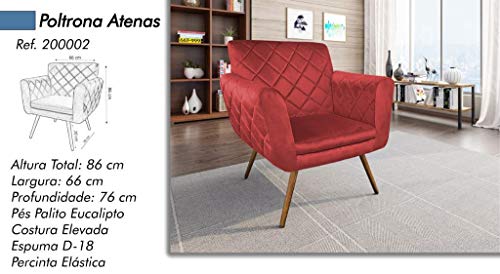 KIT 2 POLTRONAS DECORATIVAS ATENAS - BORDADAS - PÊS PALITO - AZUL TURQUESA