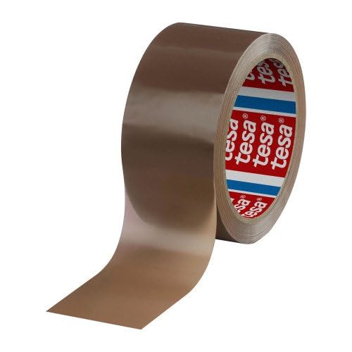 Tesa Ruban adhésif Polypropylène havane 50 mm x 100 m - Lot de 6