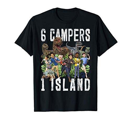 Jurassic World: Camp Cretaceous 6 Campers 1 Island T-Shirt Cover