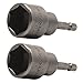 Quick Products QPLSJS-2PK Deluxe Quick-Connect Scissor Jack Leveling Socket - 2-Pack
